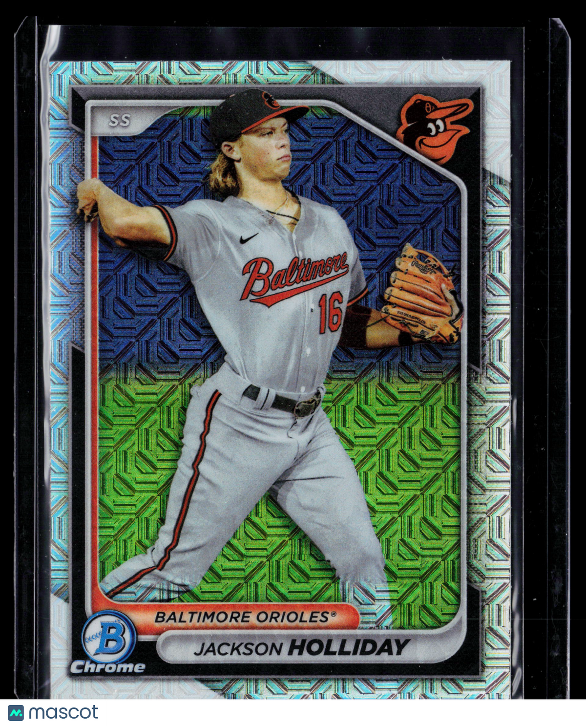 2024 Bowman Chrome Jackson Holliday #BCP-47 Mega Box Mojo Refractor