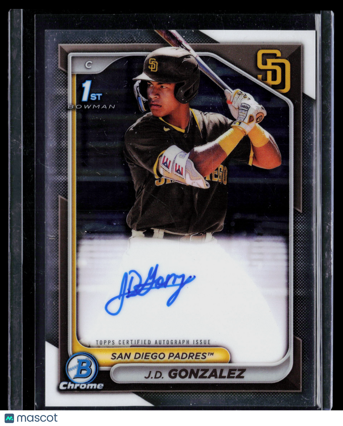 2024 Bowman Chrome J.D. Gonzalez #CPA-JGO
