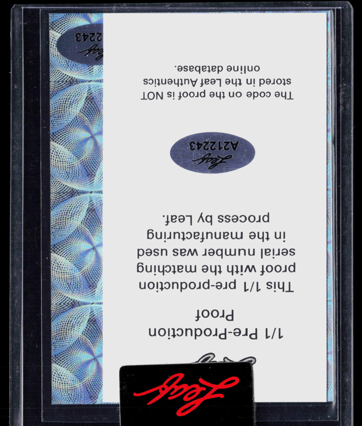 2023 Leaf Multi Graphics Hunter Luepke Jalen Cropper Blue Proof