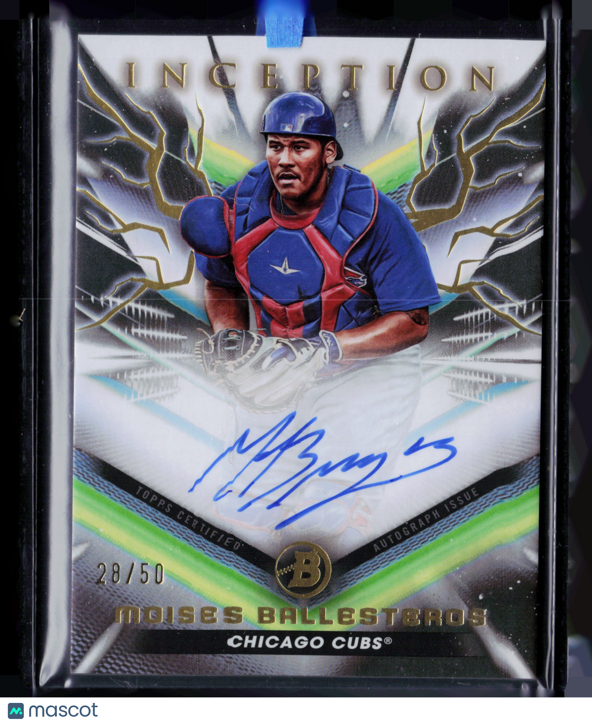 2023 Bowman Inception Baseball Moises Ballesteros #BPA-MBS 28/50