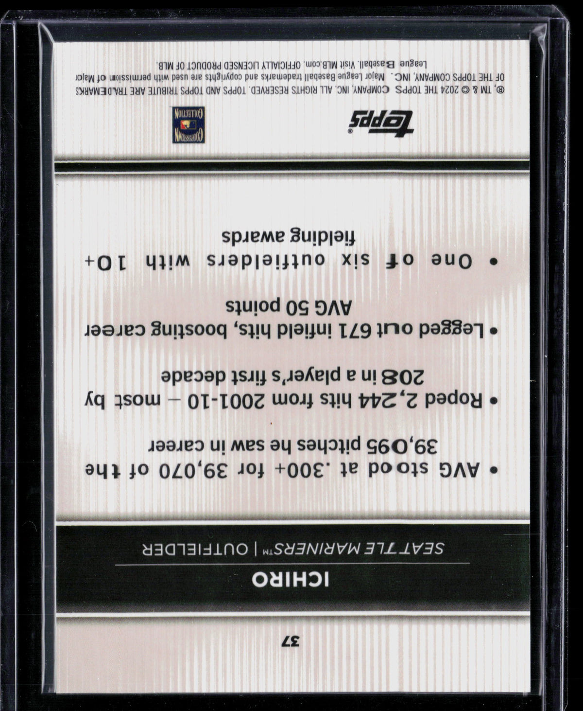 2001 Topps Tribute Ichiro Suzuki Ichiro #37
