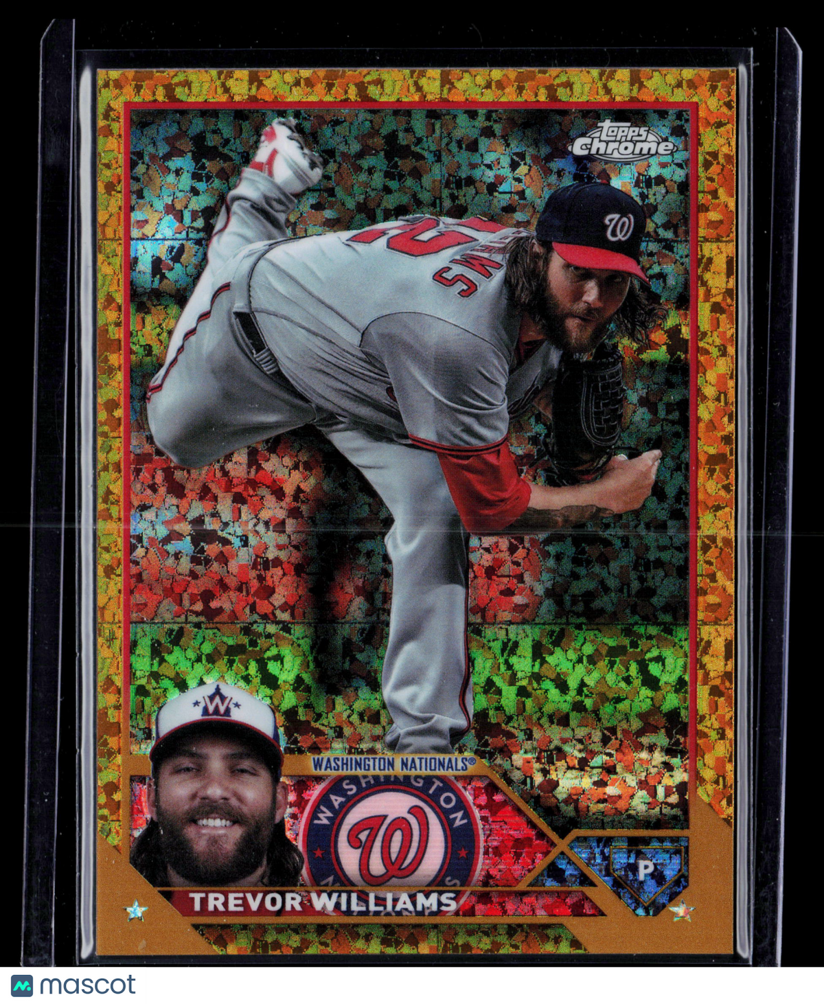 2023 Topps Chrome Update Series Trevor Williams #USC17 Gold Geometric 31 / 50