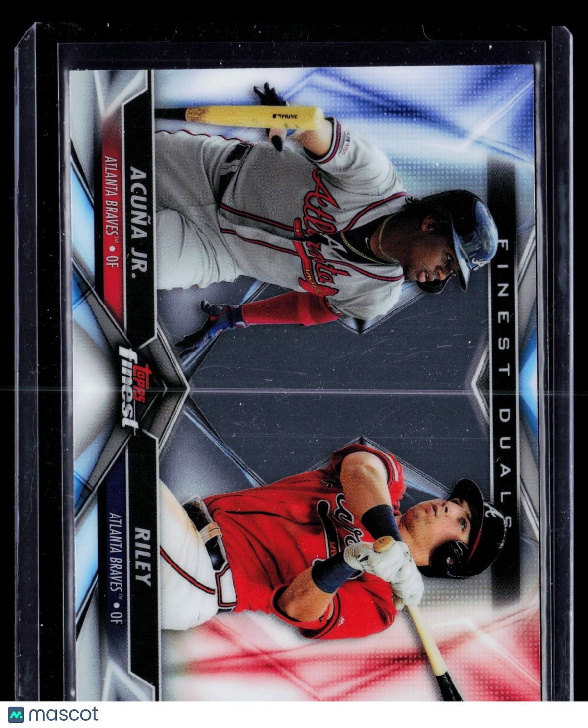 2020 Topps Finest Austin Riley Ronald Acuña Jr. #FD-3