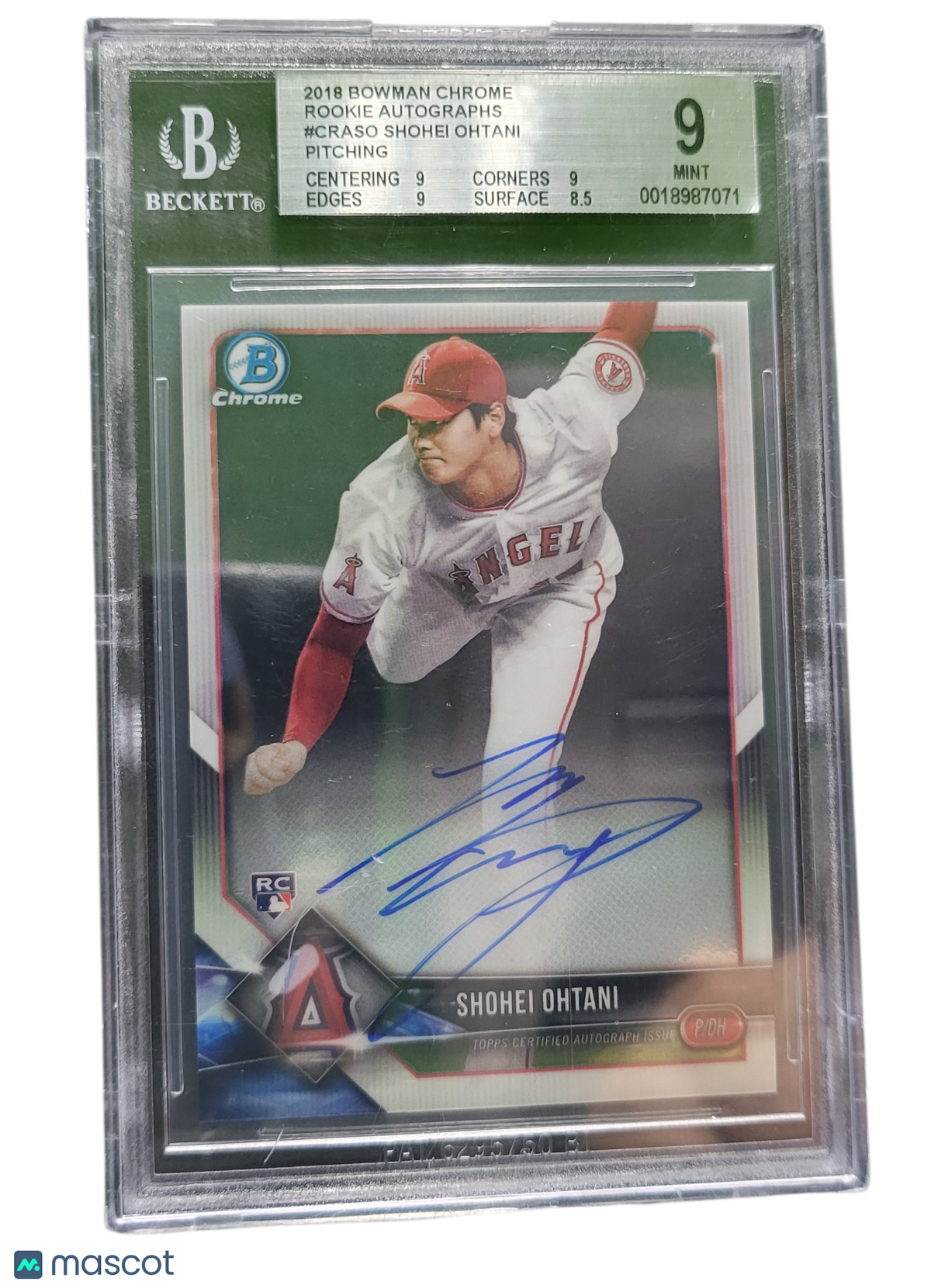2018 Bowman Chrome Rookie Autographs Shohei Ohtani #CRA-SO RC