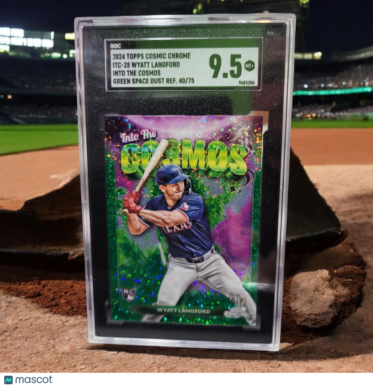 2024 Topps Cosmic Into the Cosmos Wyatt Langford #ITC-25 Green  40/75 RC