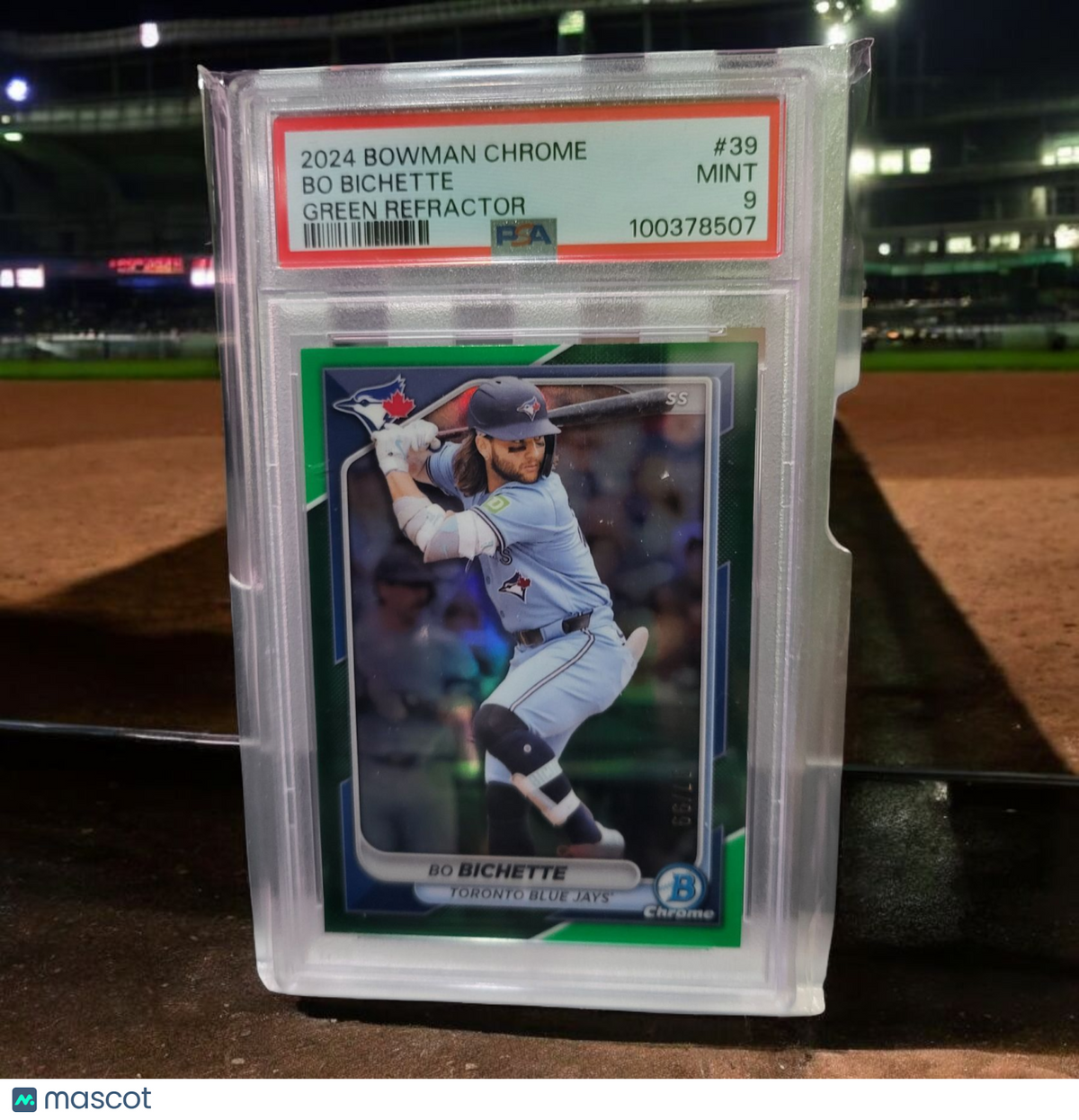2024 Bowman Chrome Green Refractor Bo Bichette #39