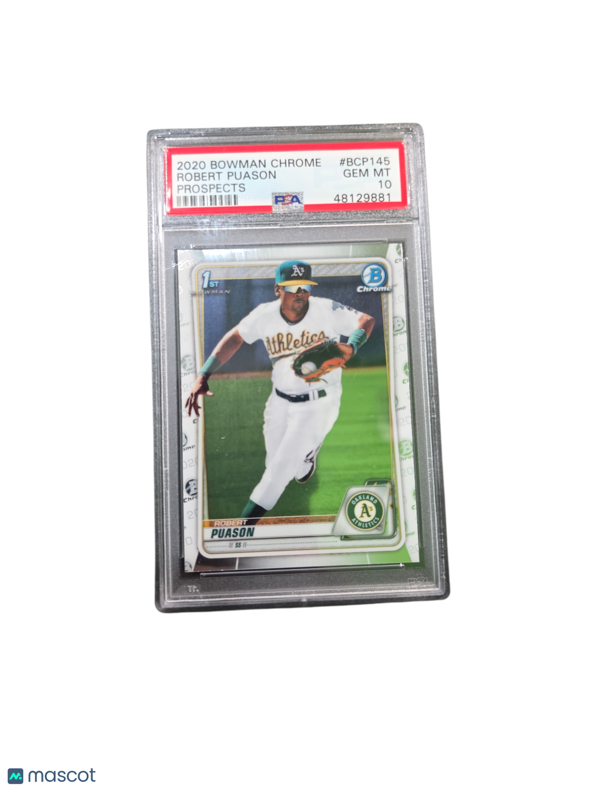 2020 Bowman Chrome Prospects Robert Puason #BCP145 PSA 10