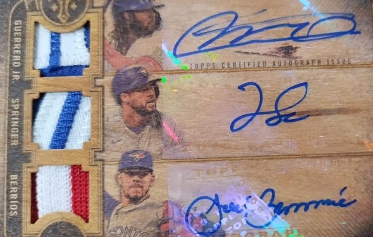 2024 Topps Triple Threads Vladimir Guerrero Jr. #ARC-GSB Wood Topps