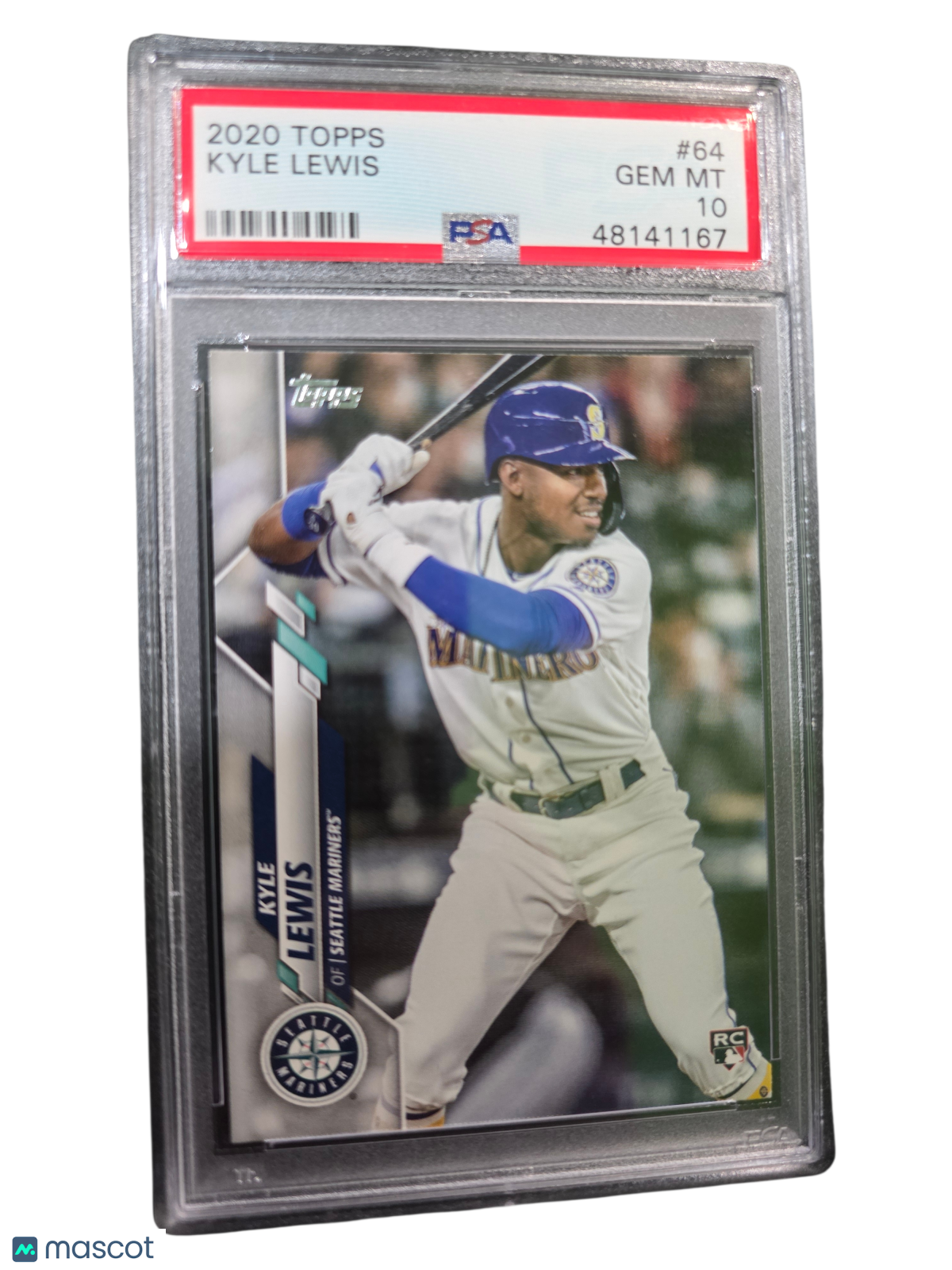 2020 Topps Kyle Lewis #64 PSA 10