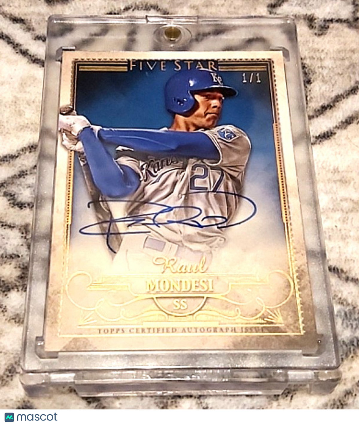 2016 Topps Five Star Raul Mondesi  #FSA-RM Holographic Gold 1/1