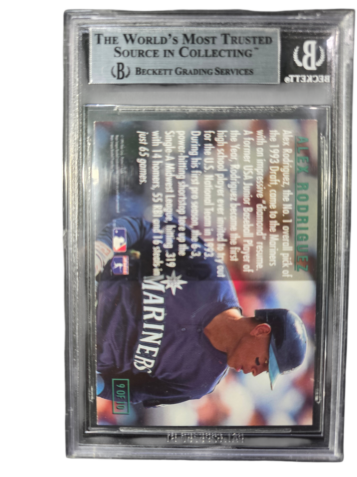 1995 Fleer Update Rookie Update Alex Rodriguez #9 BGS 8.5