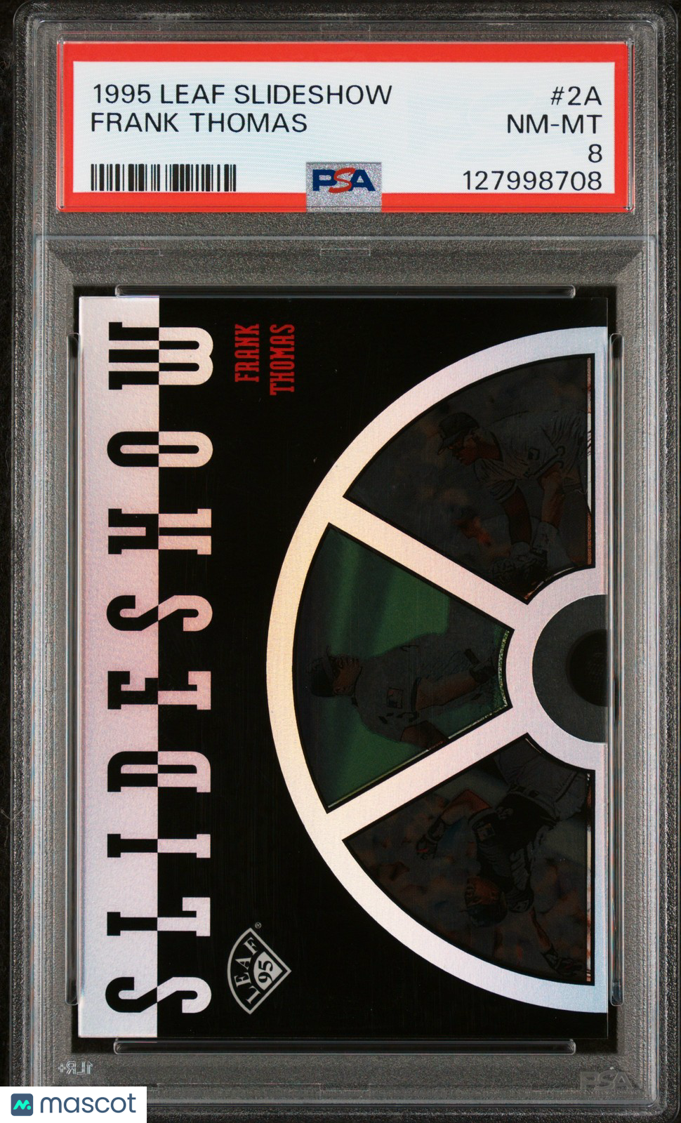 1995 LEAF SLIDESHOW FRANK THOMAS #2A PSA 8