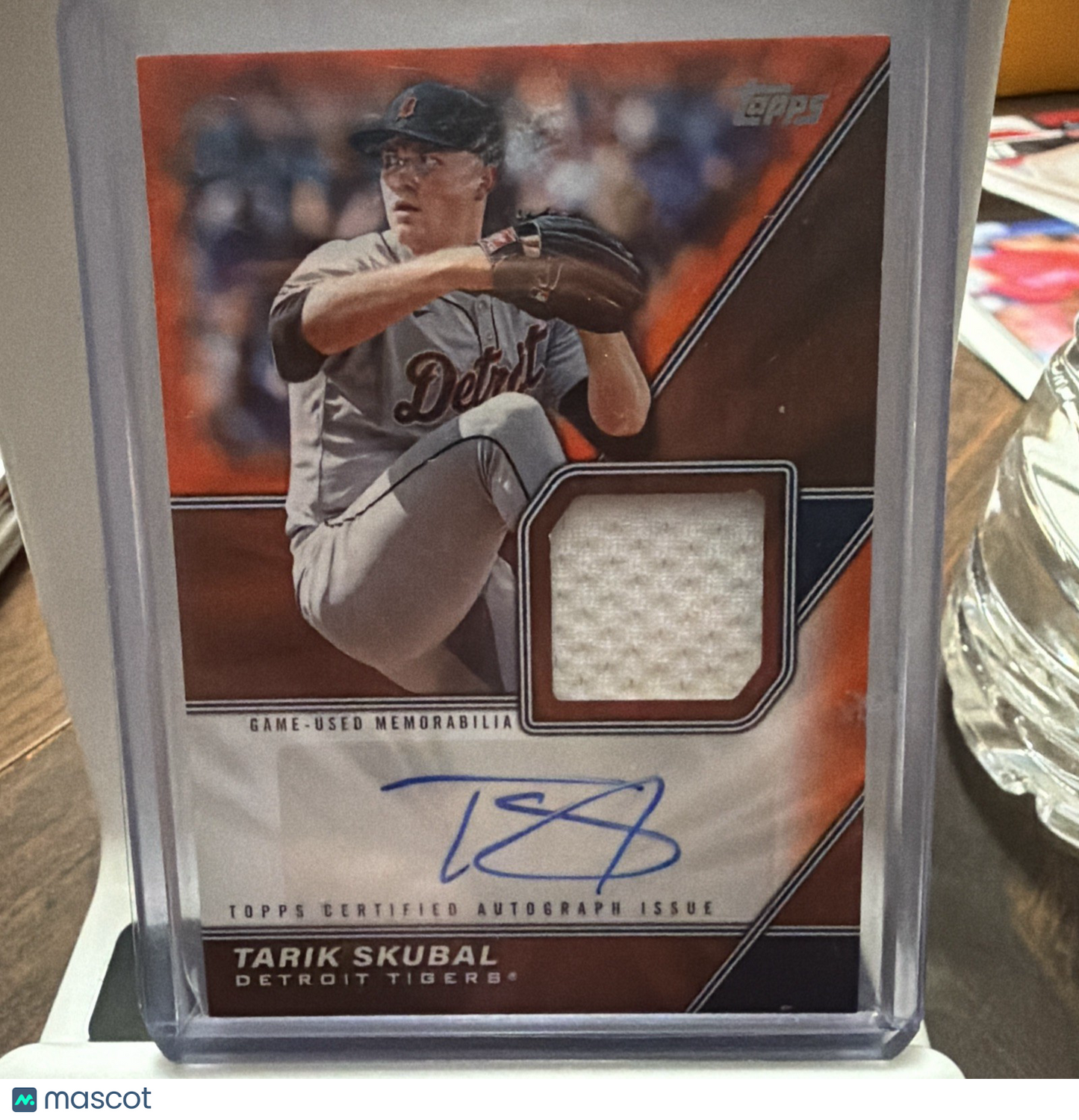 2026 Topps Series 1 Tarik Skubal #MLMA-TS Orange Parallel/Variety Memo