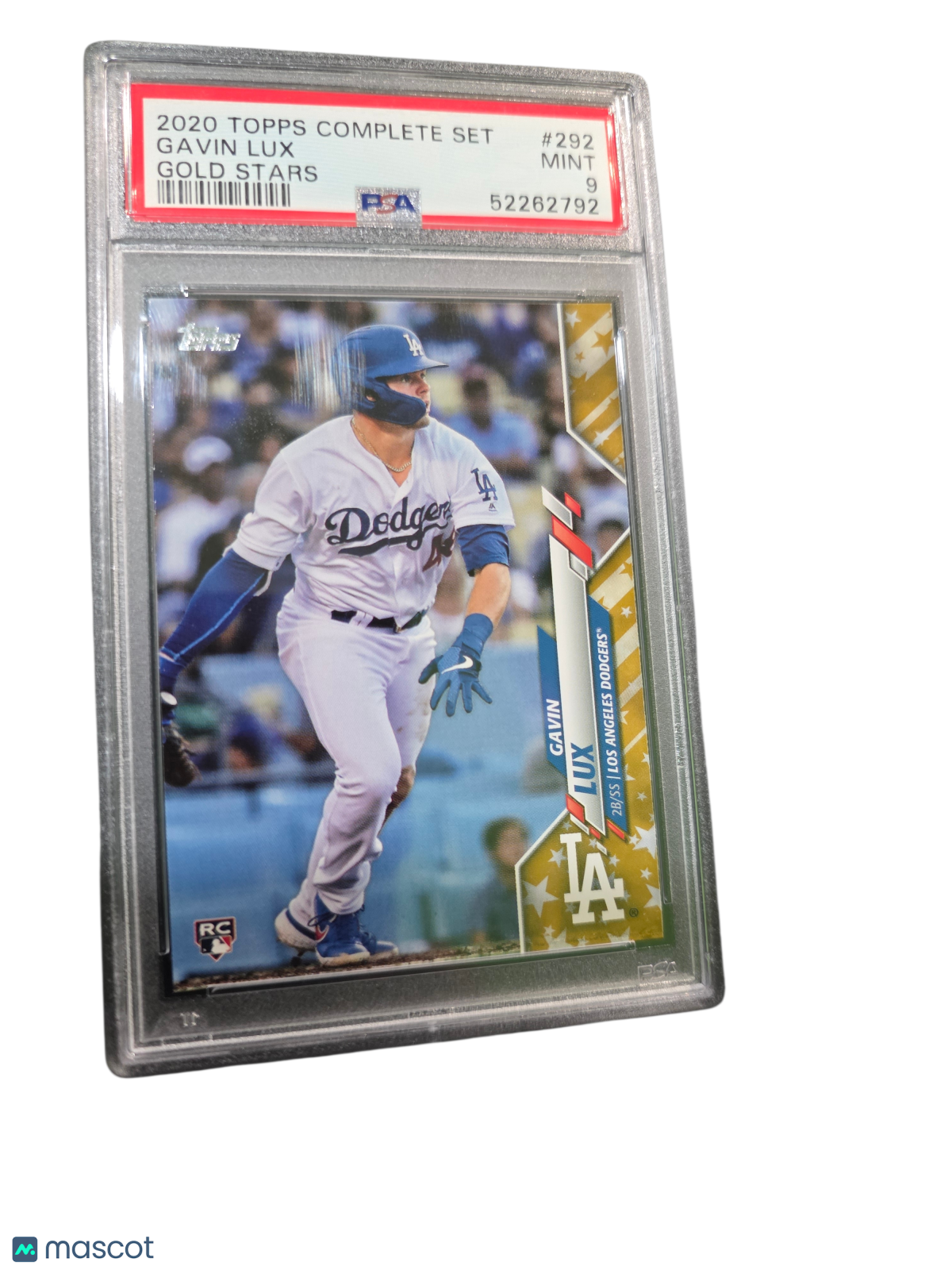 2020 Topps Complete Set Gavin Lux #292 Gold Stars PSA 9