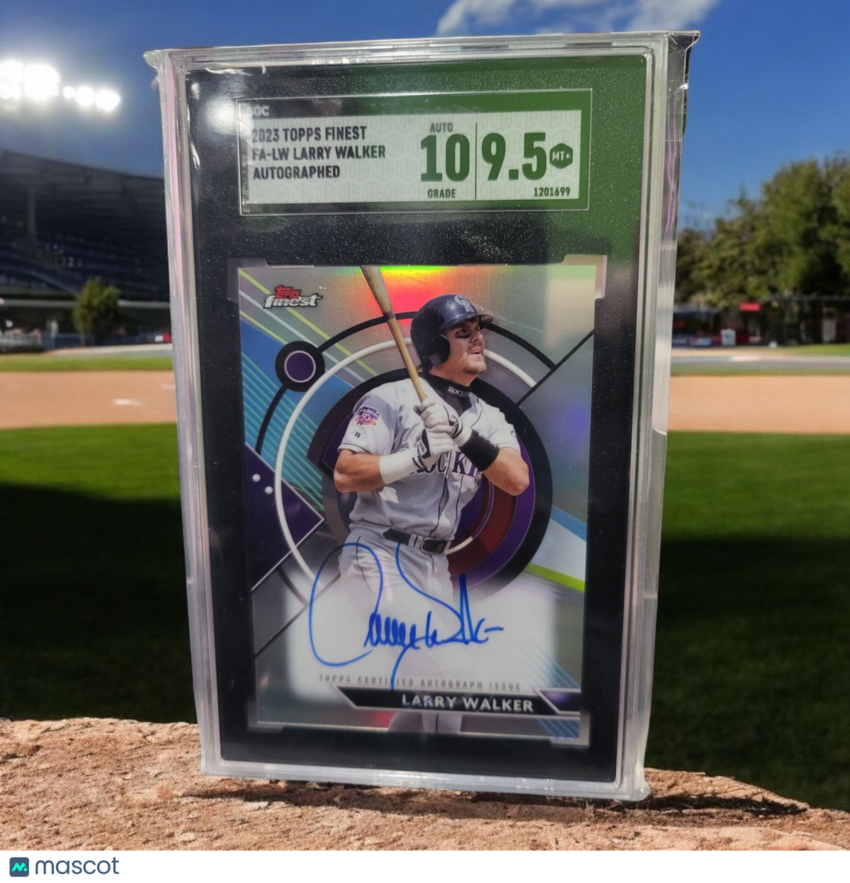 2023 Topps Finest Larry Walker #FA-LW Autograph