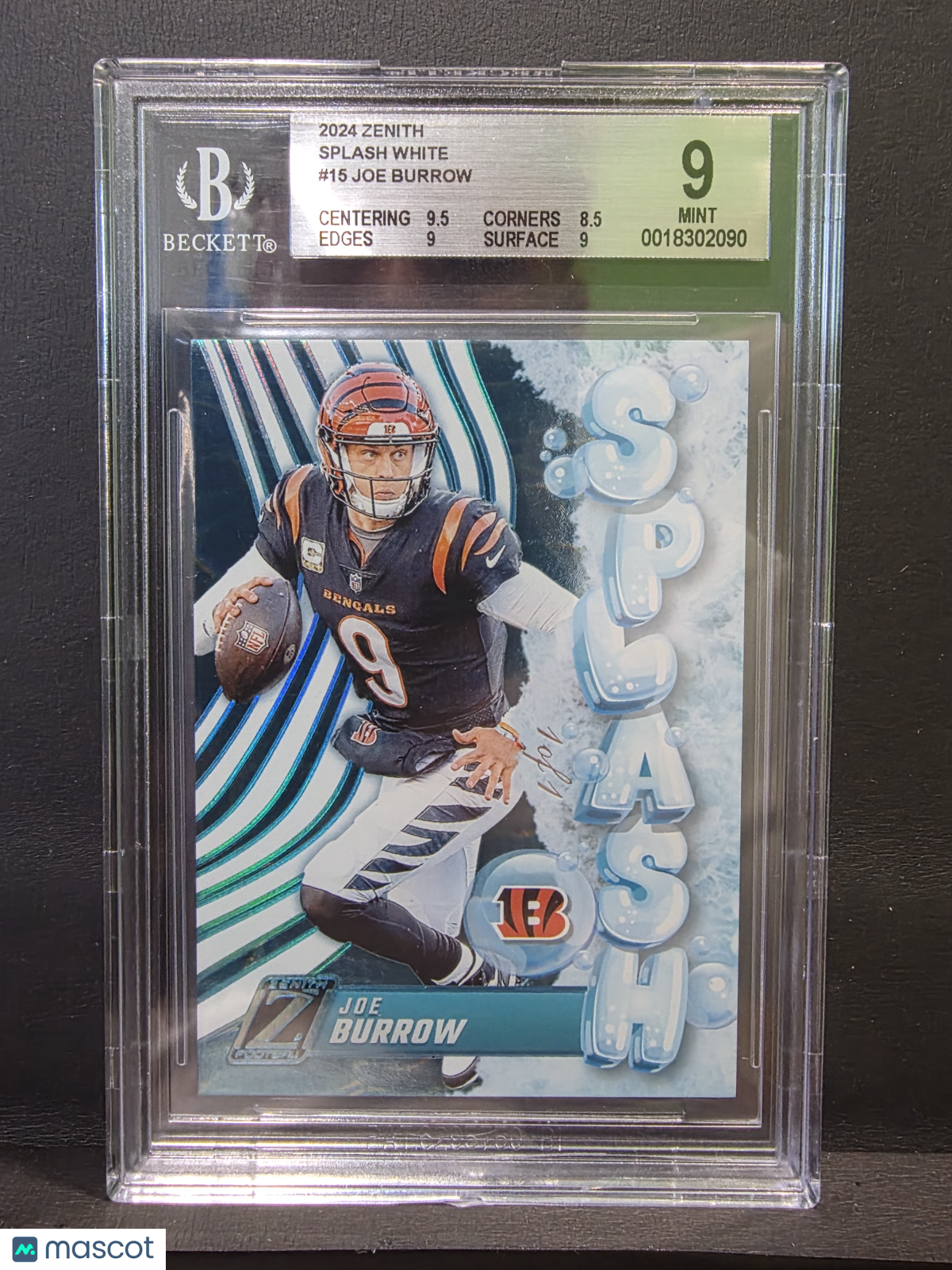 2024 Zenith Splash White Joe Burrow #15 BGS  1/1