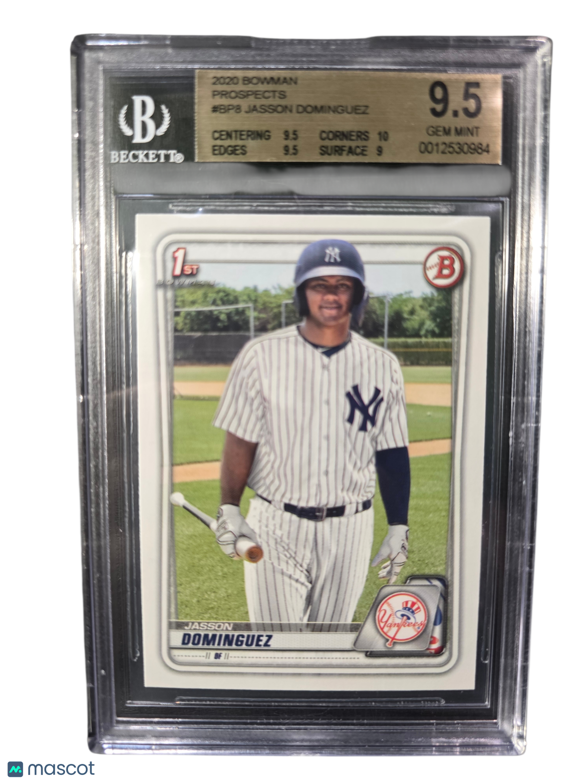 2020 Bowman Prospects Jasson Dominguez #BP8 BGS 9.5