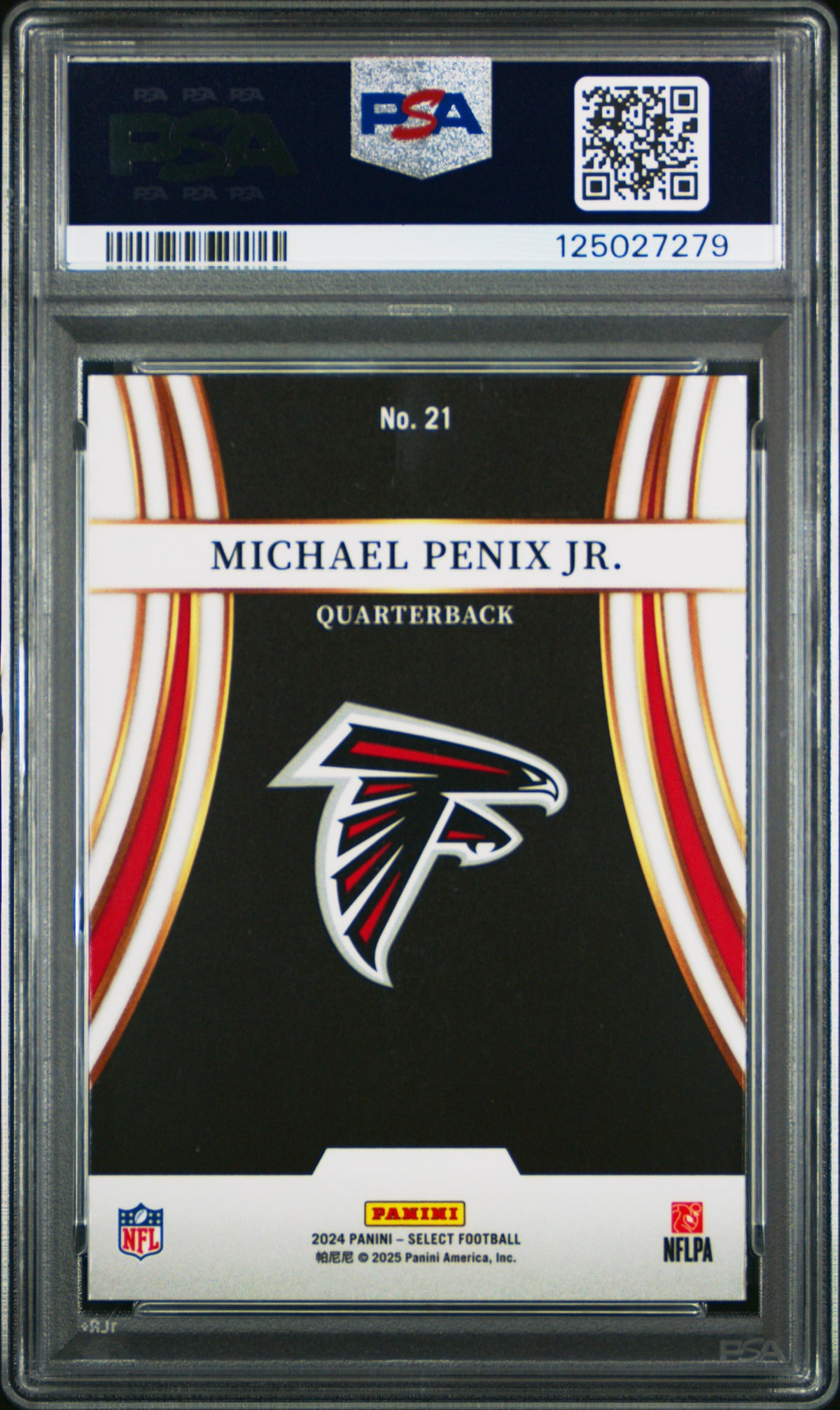 2024 Panini Select Turbocharged Michael Penix JR. #21 PSA 9