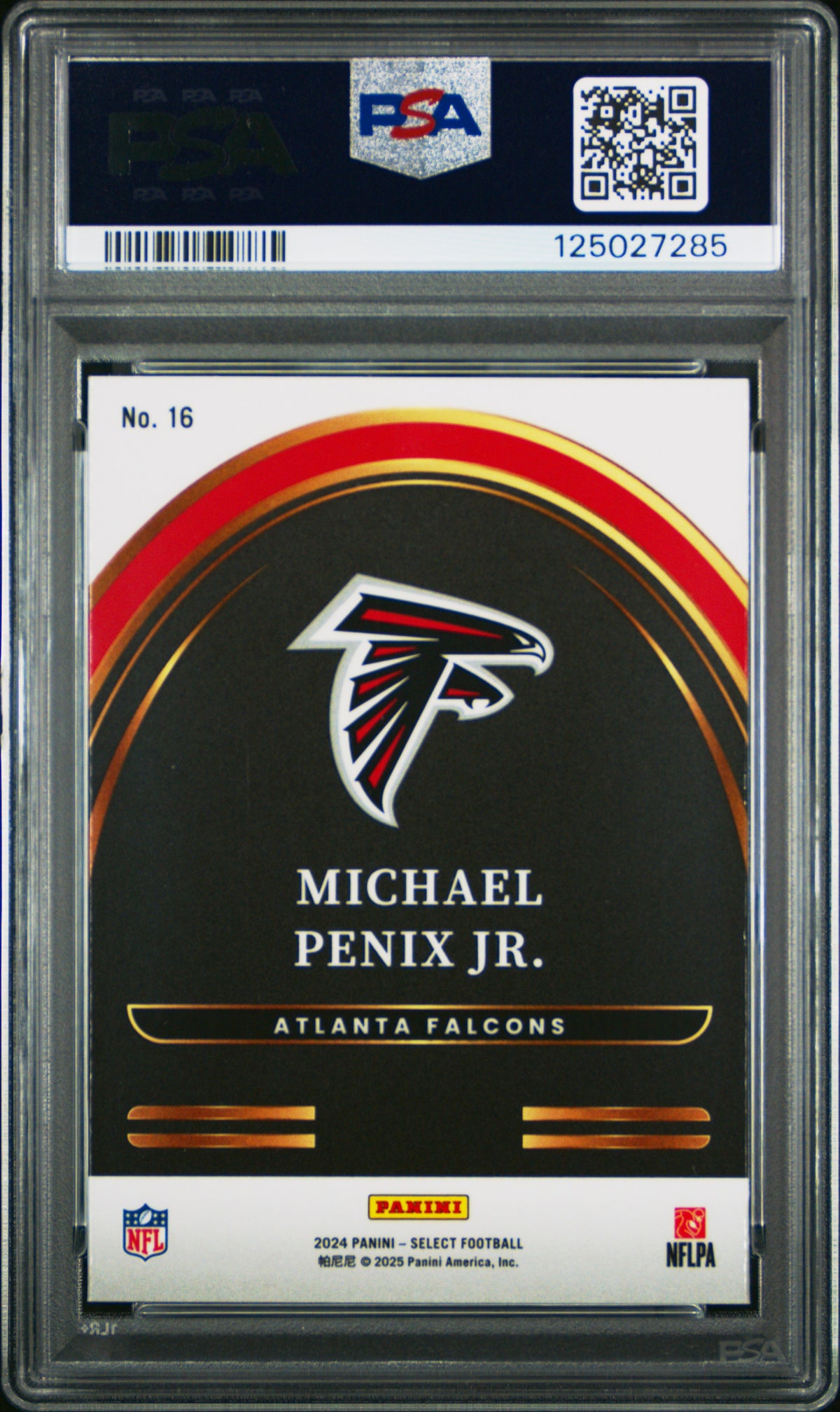 2024 Panini Select Select Future Michael Penix JR. #16 PSA 9