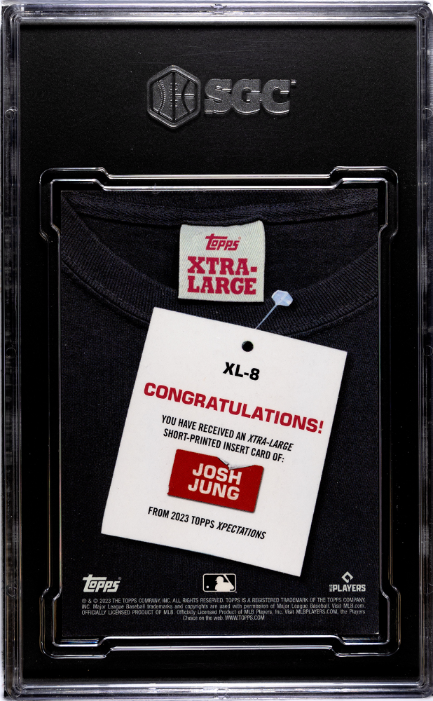 2023 Topps Xpectations Josh Jung #XL-8 Xtra Large SGC 9