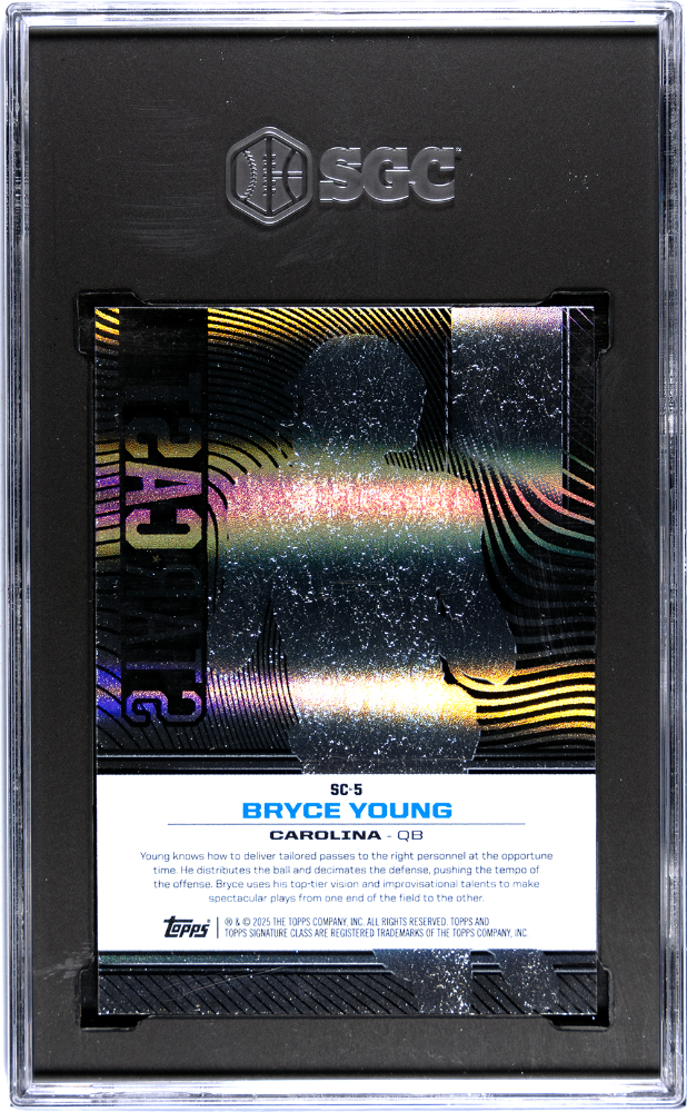 2024 Topps Signature Class Bryce Young #SC-5 Star Cast SGC 10