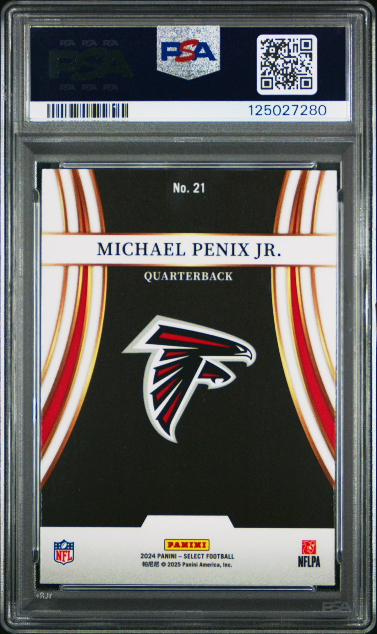 2024 Panini Select Turbocharged Michael Penix JR. #21 PSA 9