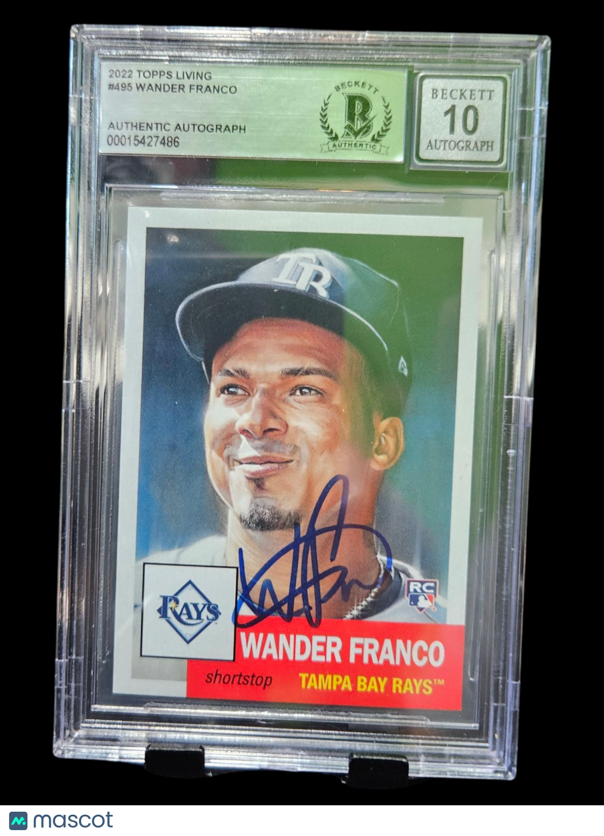 2022 Topps Living Wander Franco #495 /68228 BGS 0
