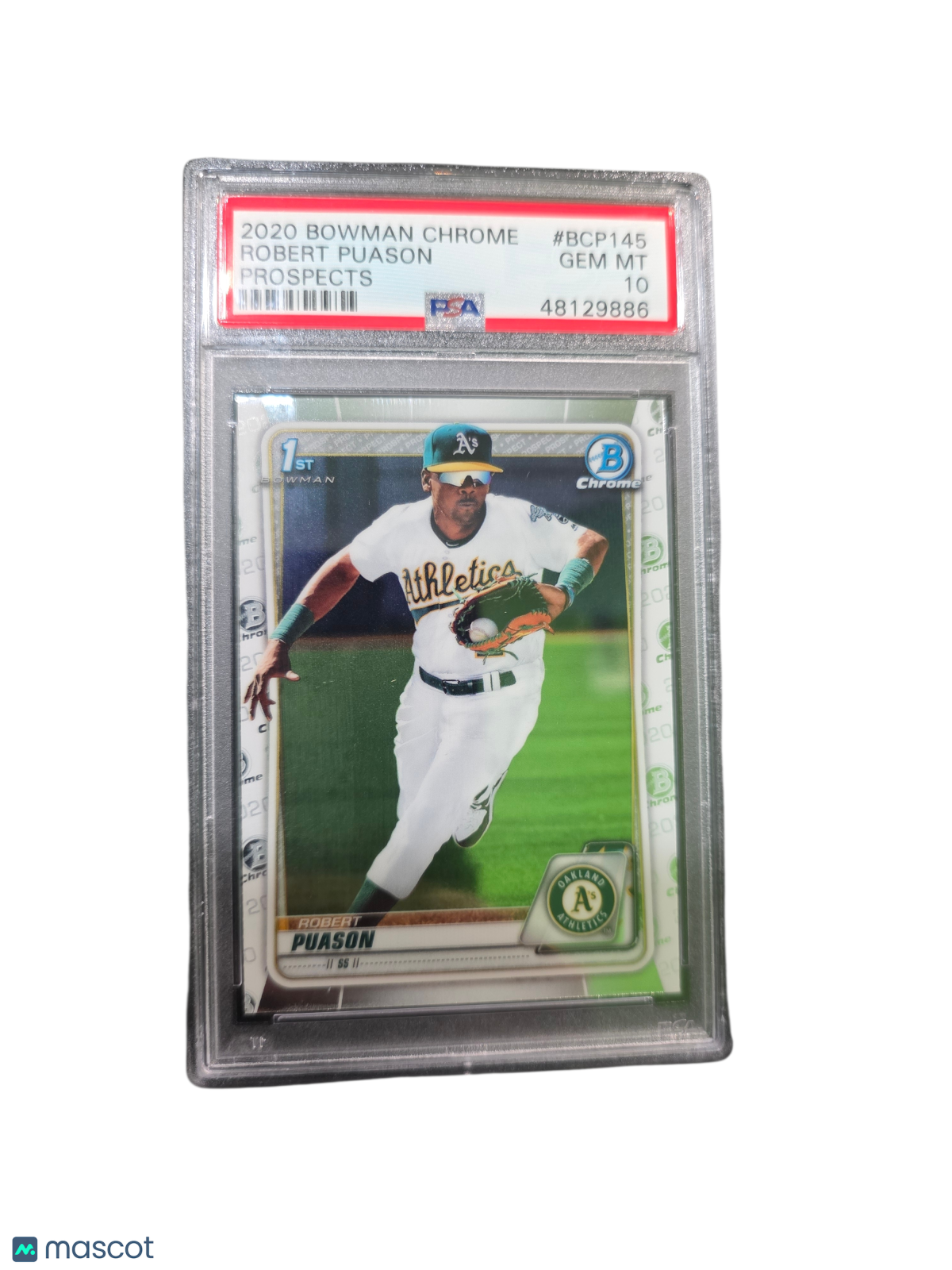 2020 Bowman Chrome Prospects Robert Puason #BCP145 PSA 10