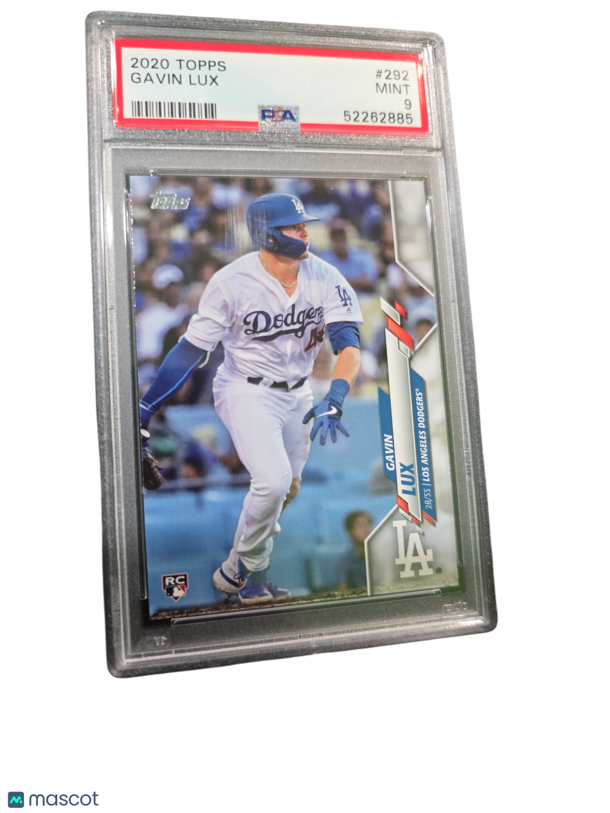 2020 Topps Gavin Lux #292 PSA 9