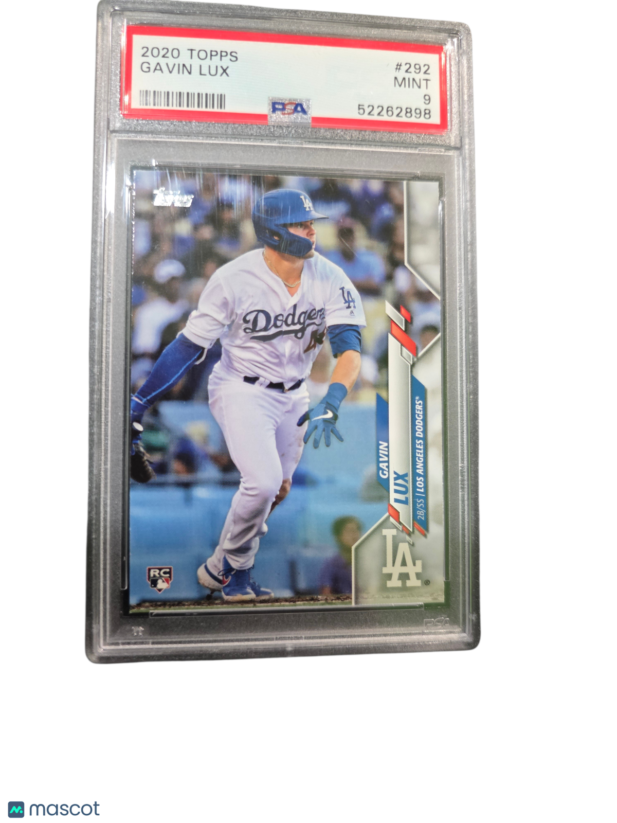 2020 Topps Gavin Lux #292 PSA 9