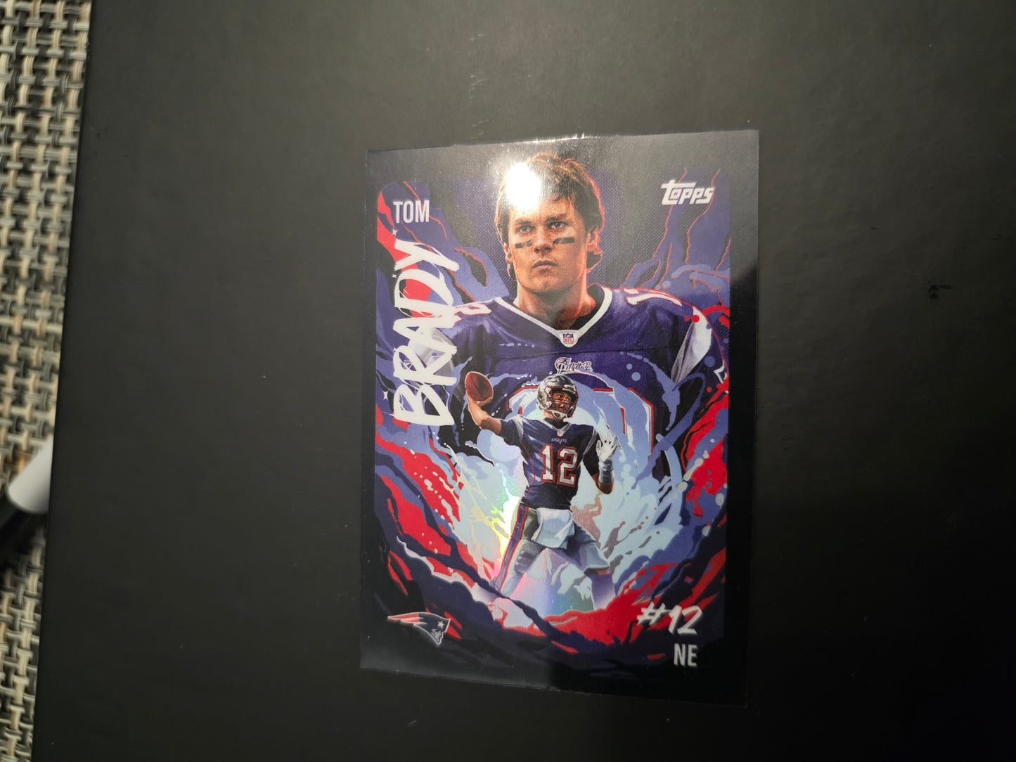 2025 Topps Chrome Football Tom Brady UV-6 Ultra Violet SSP CASE HIT 🔥 RARE