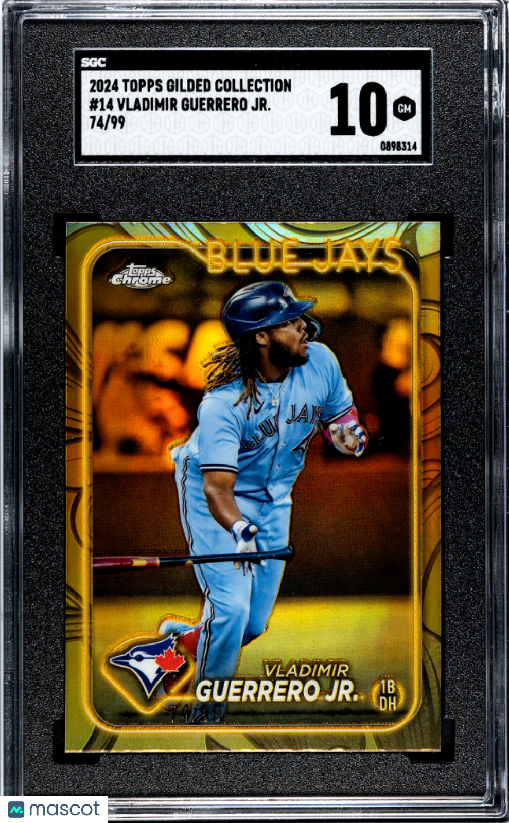 2024 Topps Gilded Collection Vladimir Guerrero JR. #14 SGC 10