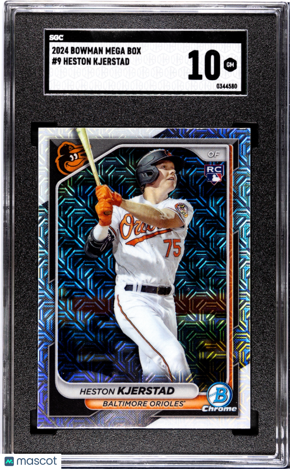 2024 Bowman Mega Box Heston Kjerstad #9 SGC 10
