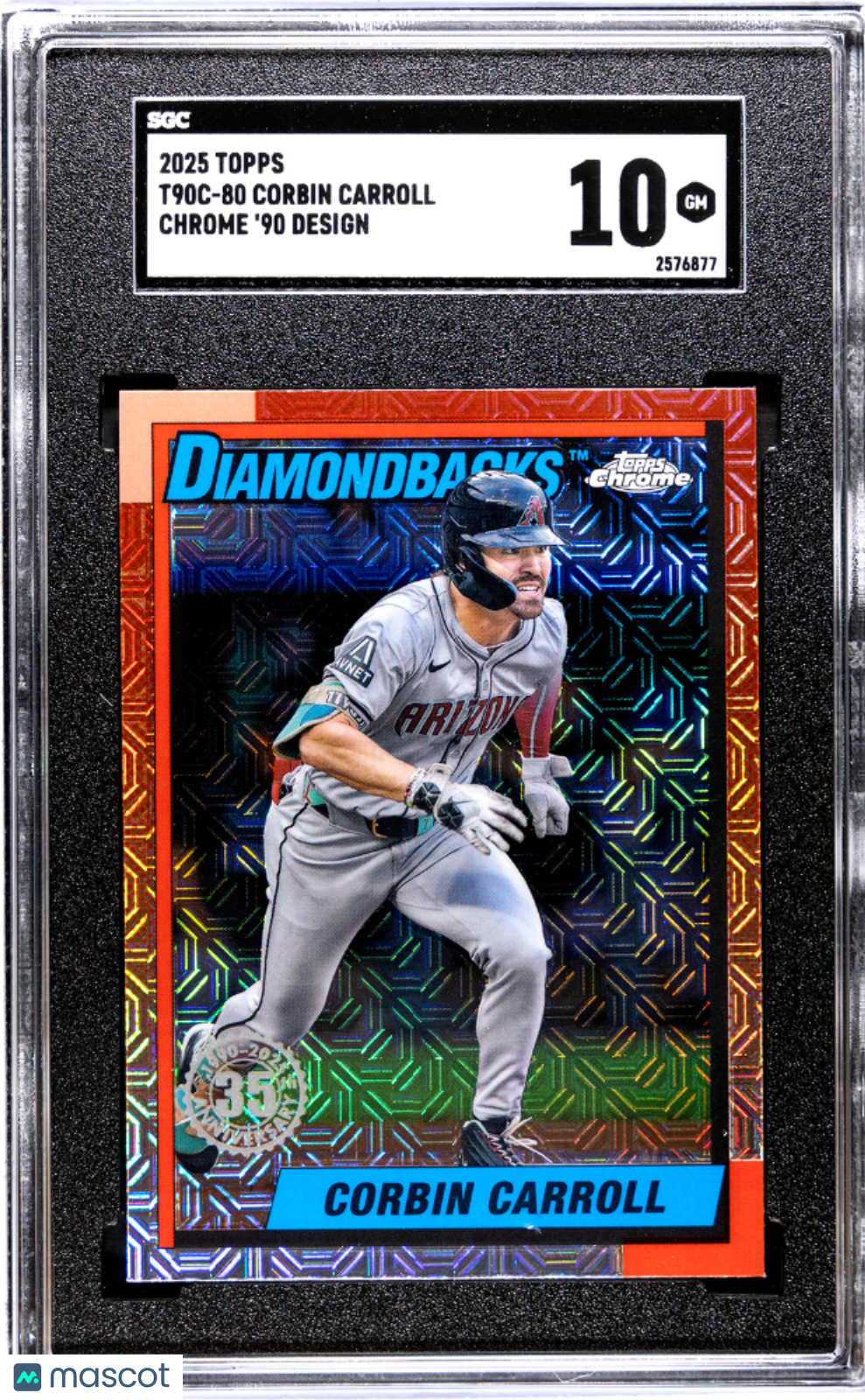 2025 Topps Corbin Carroll #T90C-80 Chrome '90 SGC 10