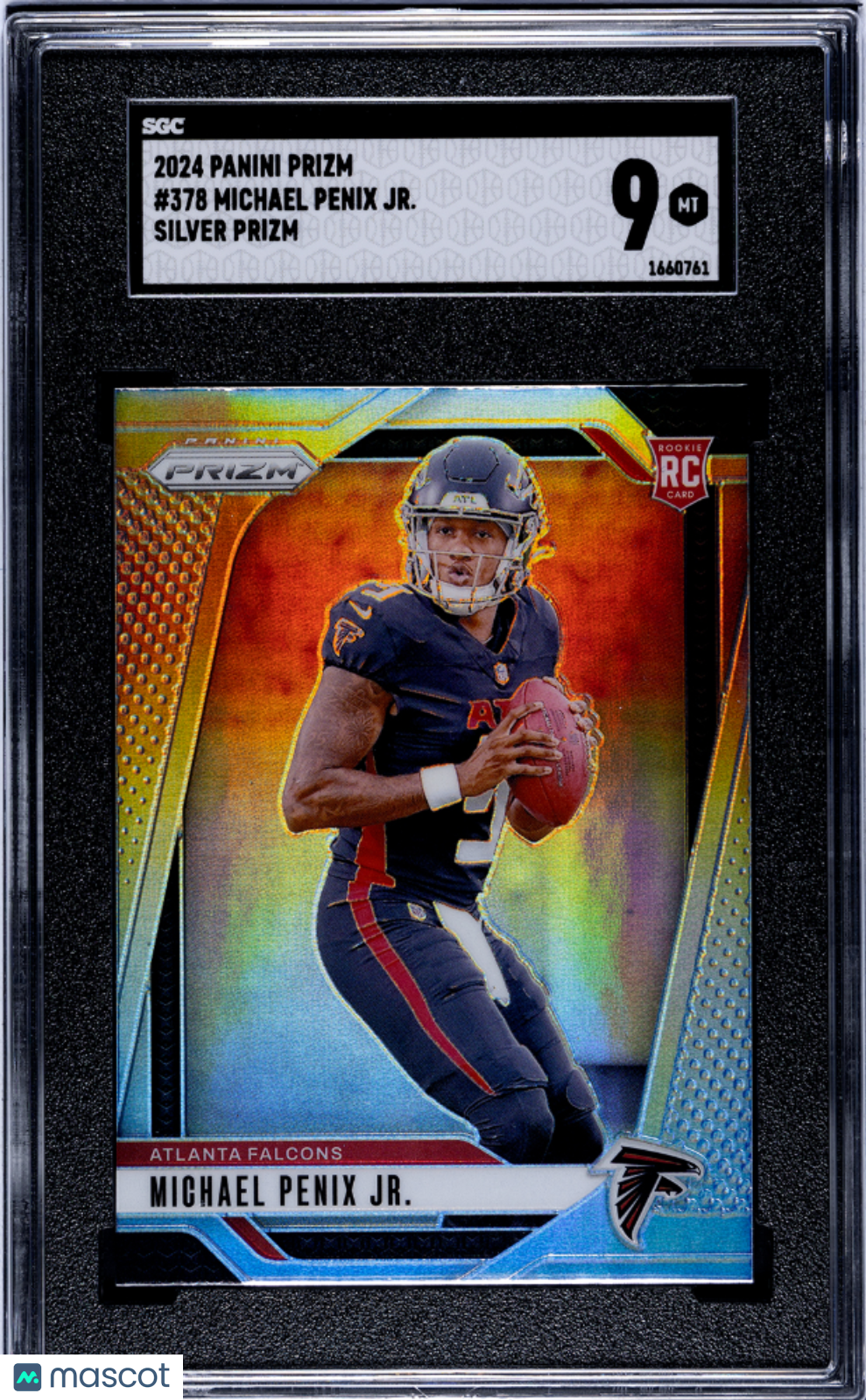 2024 Panini Prizm Michael Penix JR. #378 Silver SGC 9