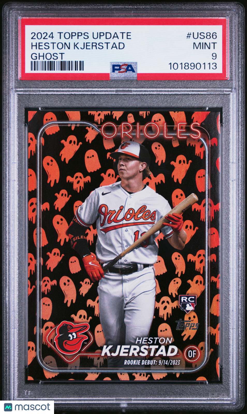 2024 Topps Update Heston Kjerstad #US86 Ghost PSA 9