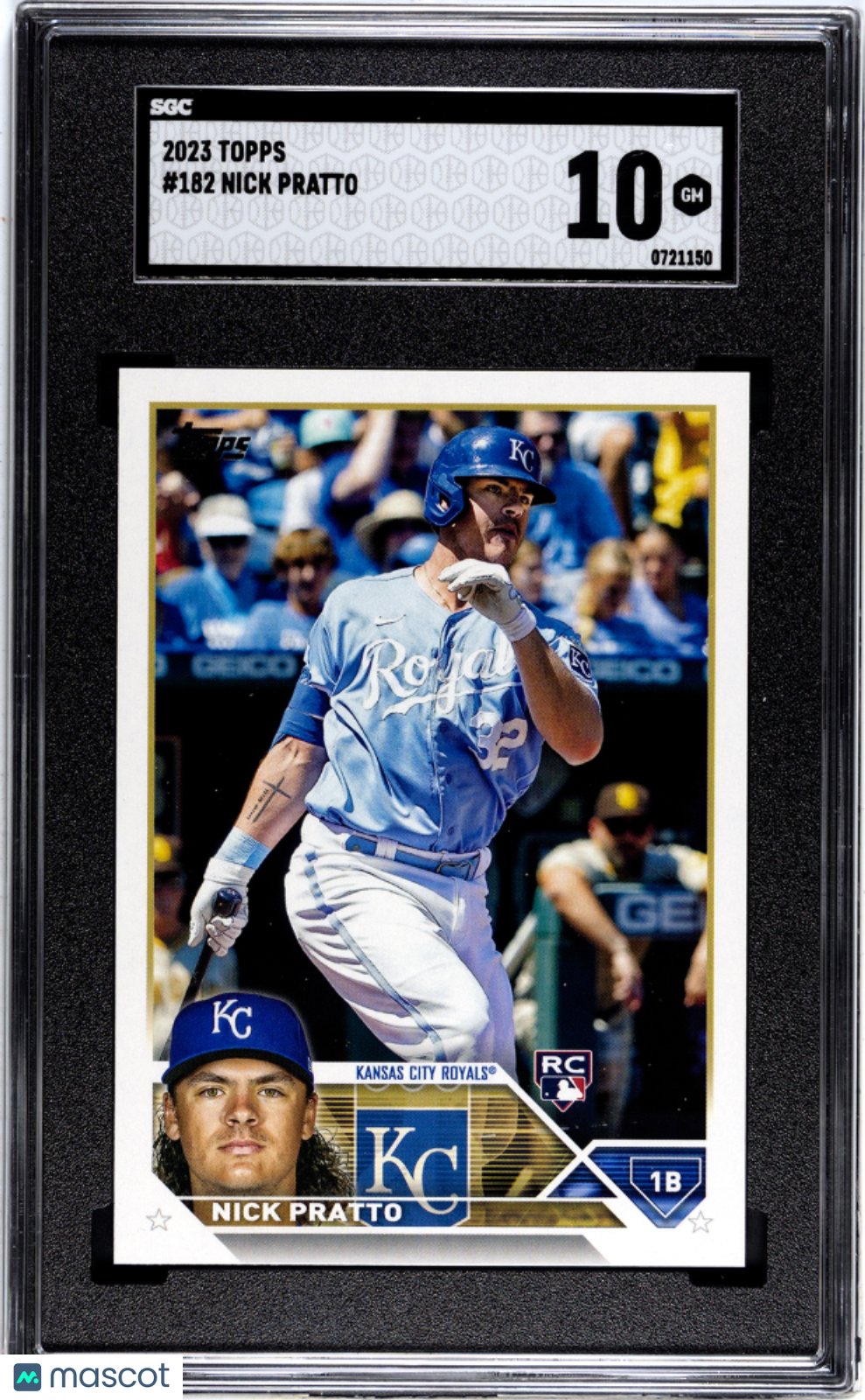2023 Topps Nick Pratto #182 SGC 10