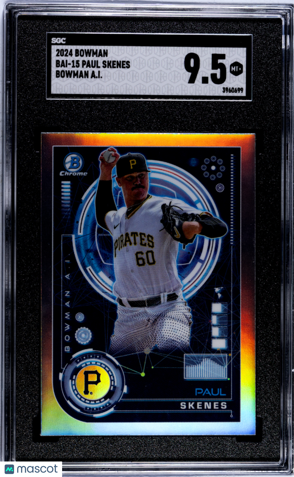 2024 Bowman Paul Skenes #BAI-15 A. I. SGC 9.5