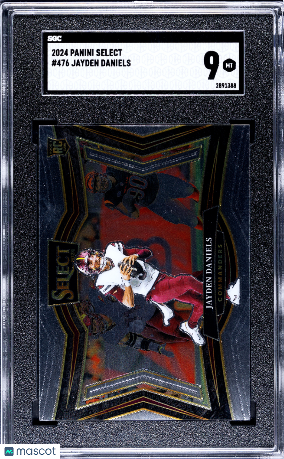 2024 Panini Select Jayden Daniels #476 SGC 9