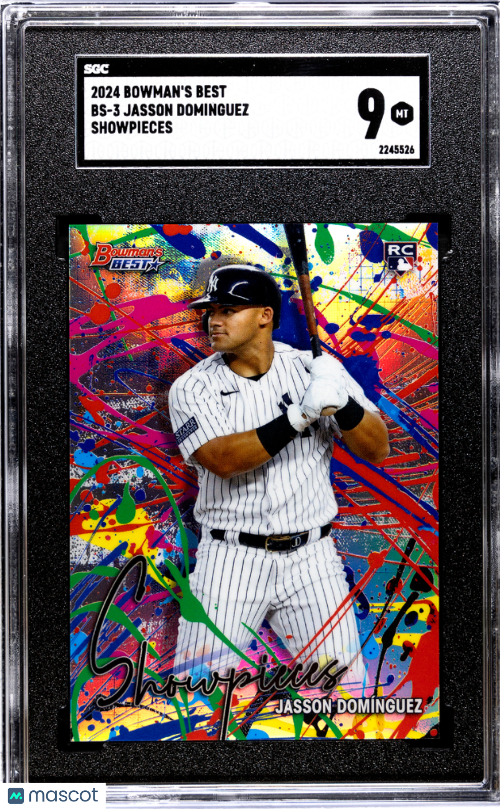 2024 Bowman's Best Jasson Dominguez #BS-3 Showpieces SGC 9