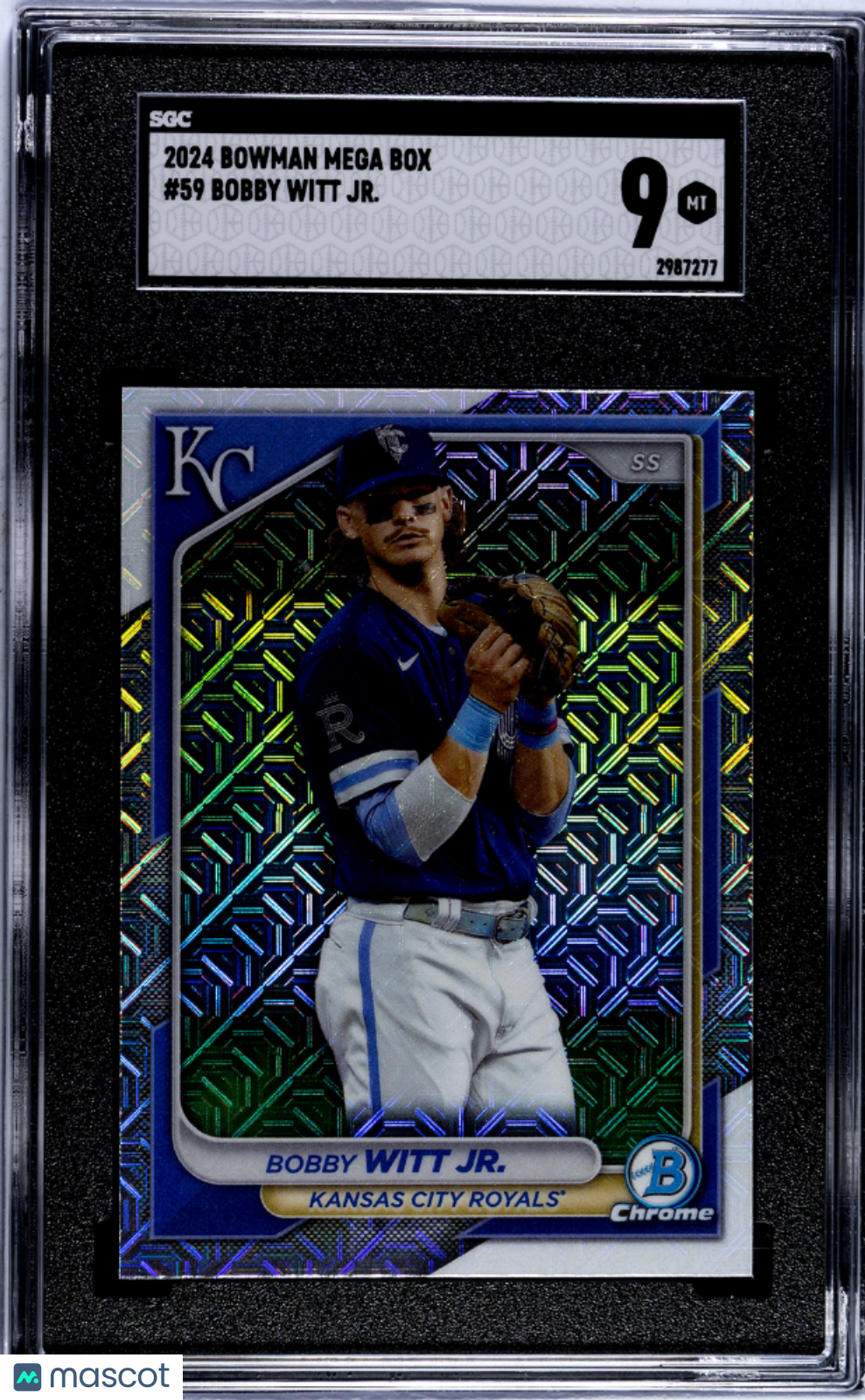 2024 Bowman Mega Box Bobby Witt JR. #59 SGC 9