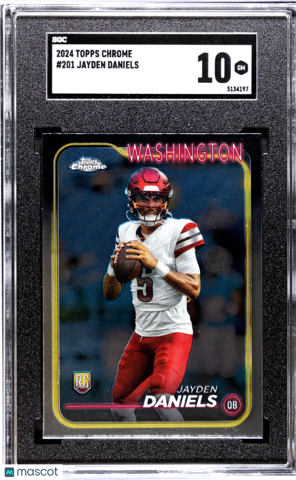 2024 Topps Chrome Jayden Daniels #201 SGC 10