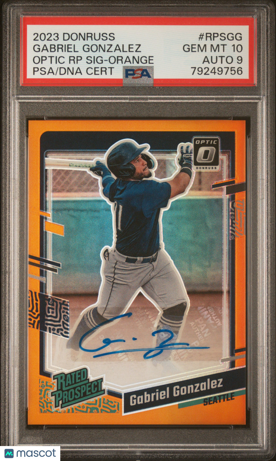 2023 Panini Donruss Optic Prospect  Gabriel Gonzalez #RPSGG RP Orange PSA 10